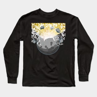 Bursting Moon Long Sleeve T-Shirt